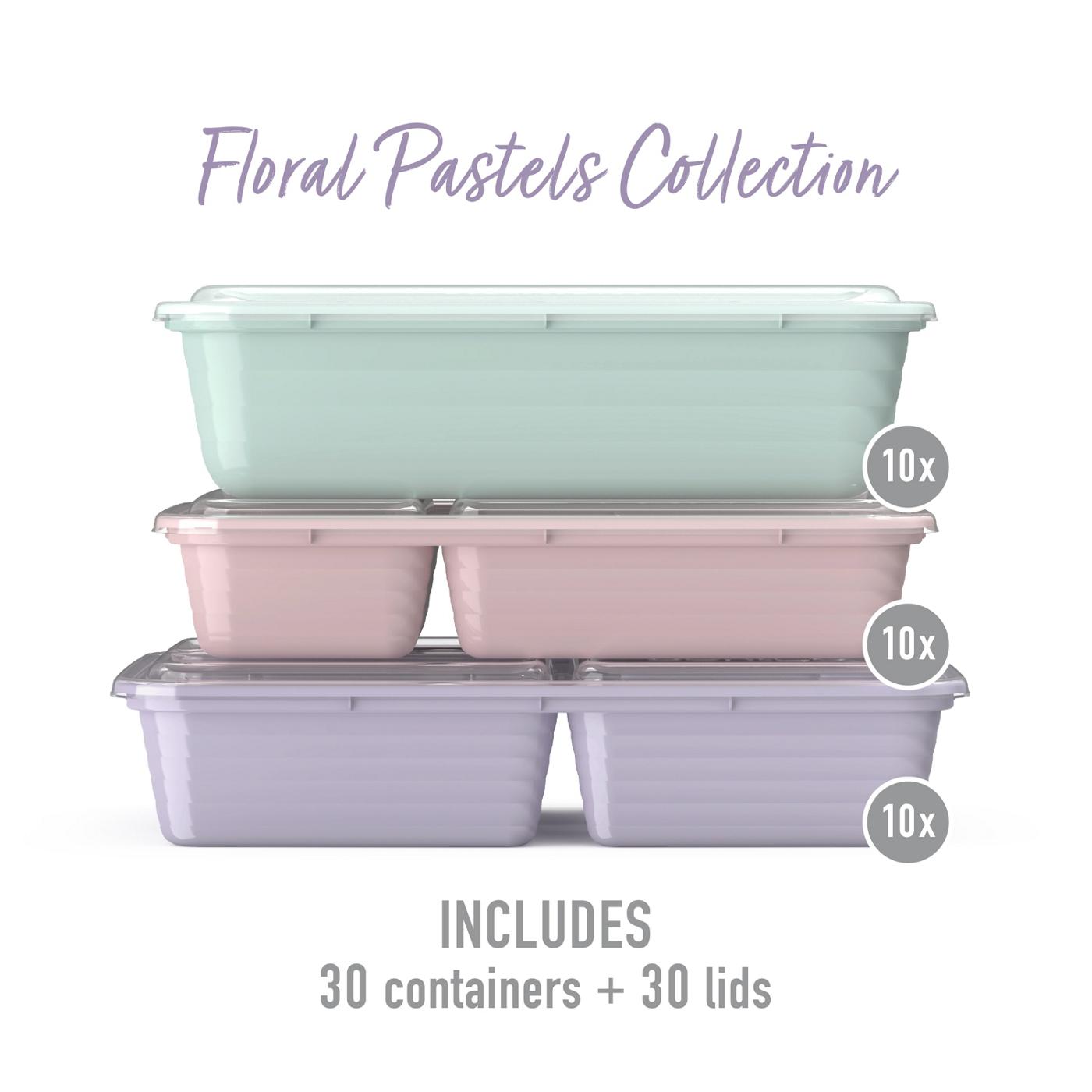Bentgo Floral Pastels Collection Portion Container Meal Prep Kit Shop