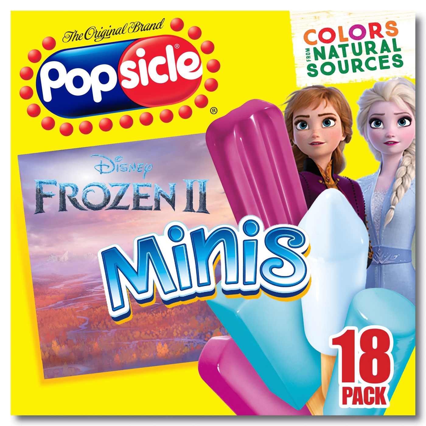 Popsicle Disney Frozen Minis Berry, Cherry and Raspberry Variety; image 8 of 10