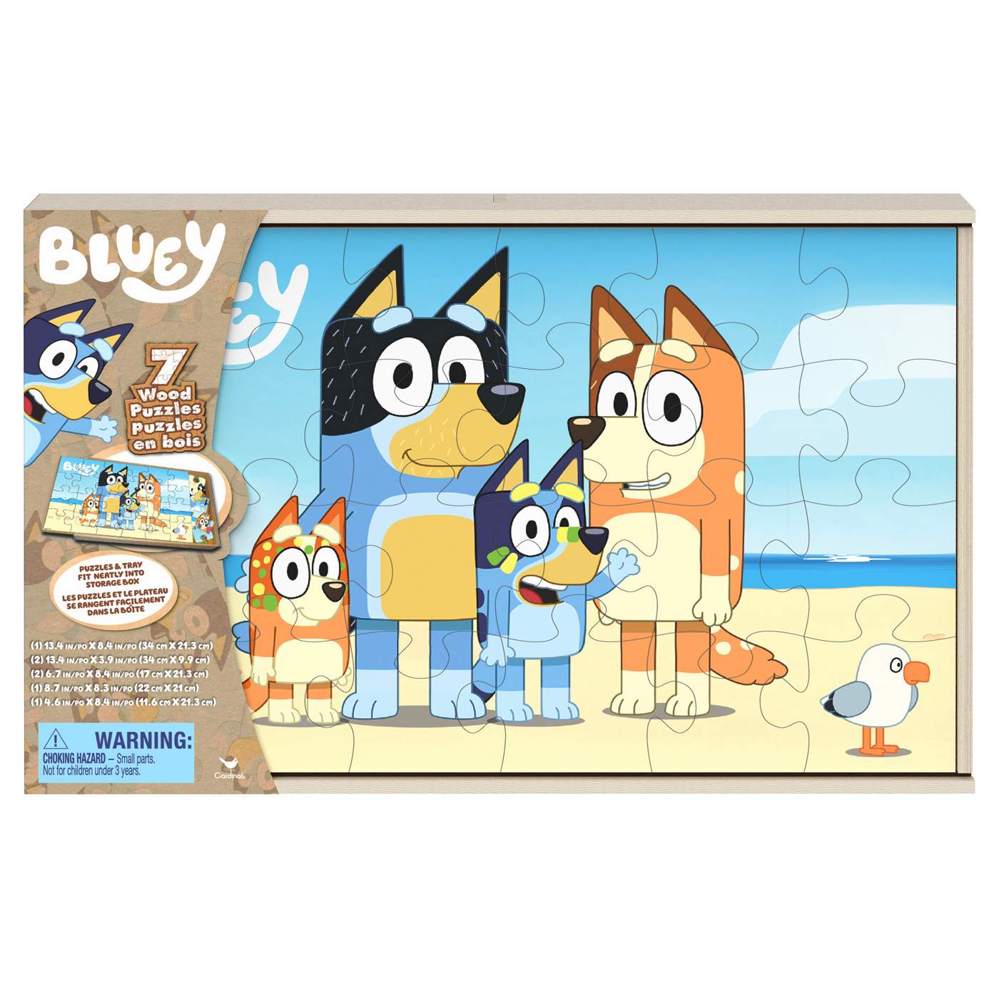 Cardinal Bluey & Friends Wood Puzzles Shop Puzzles at HEB