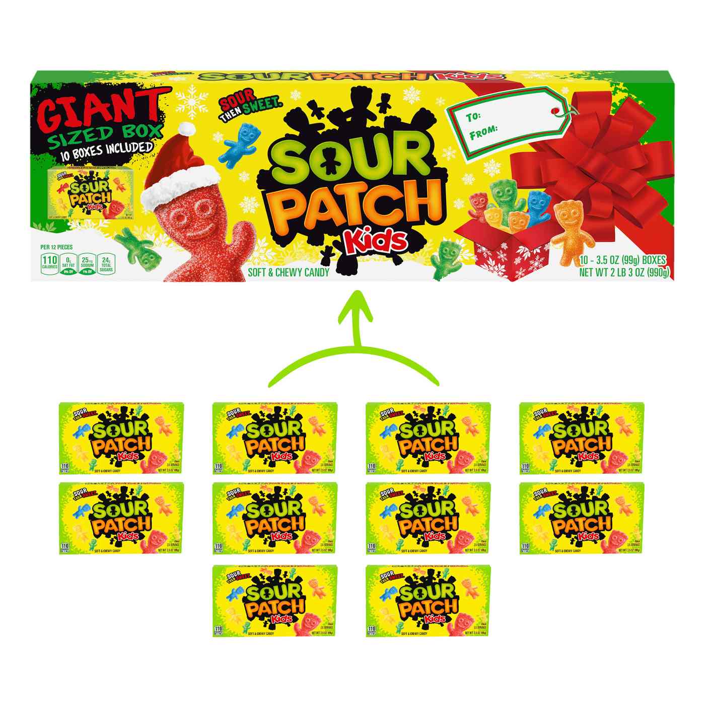 Sour Patch Kids Soft & Chewy Christmas Candy; image 2 of 9