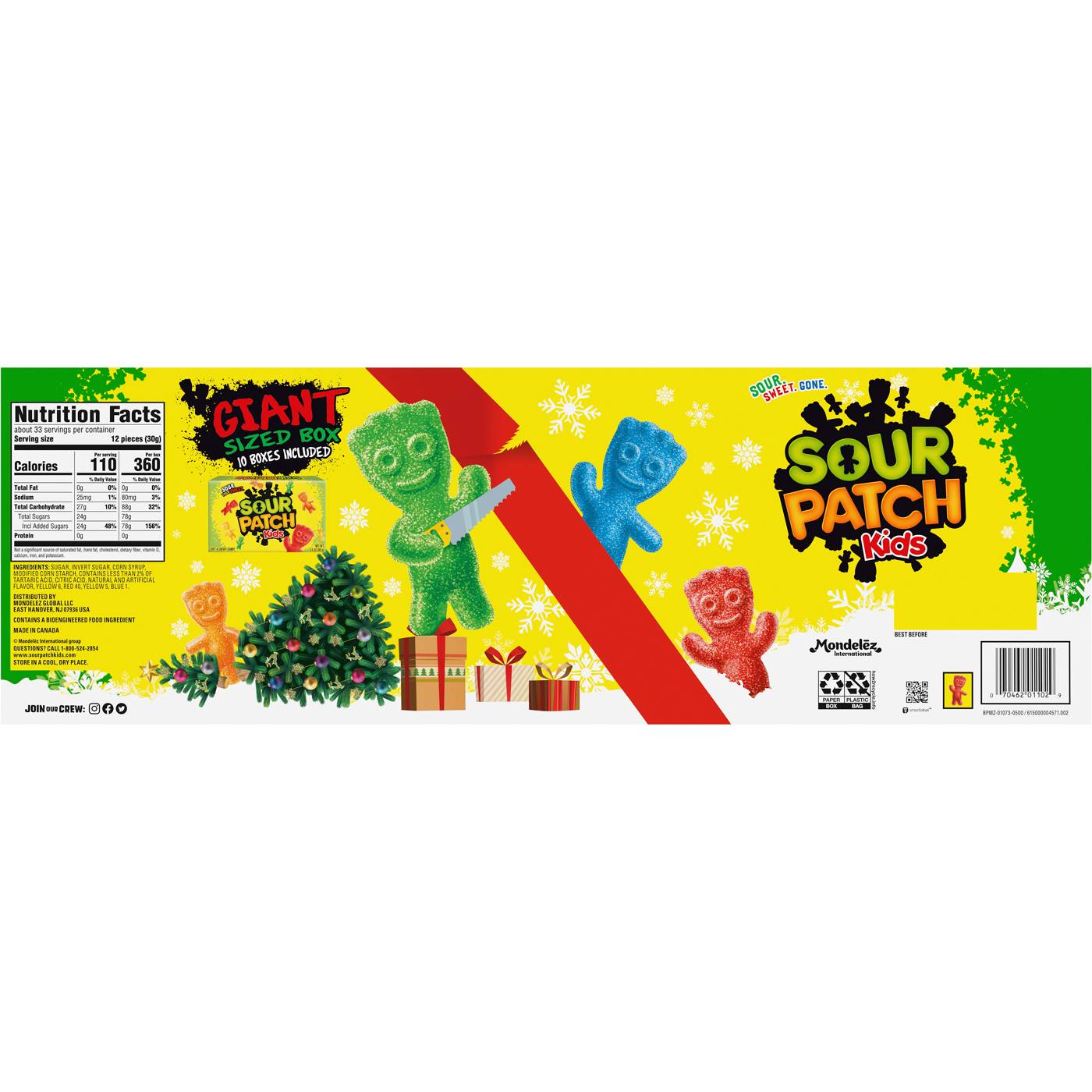 Sour Patch Kids Soft & Chewy Christmas Candy; image 7 of 10