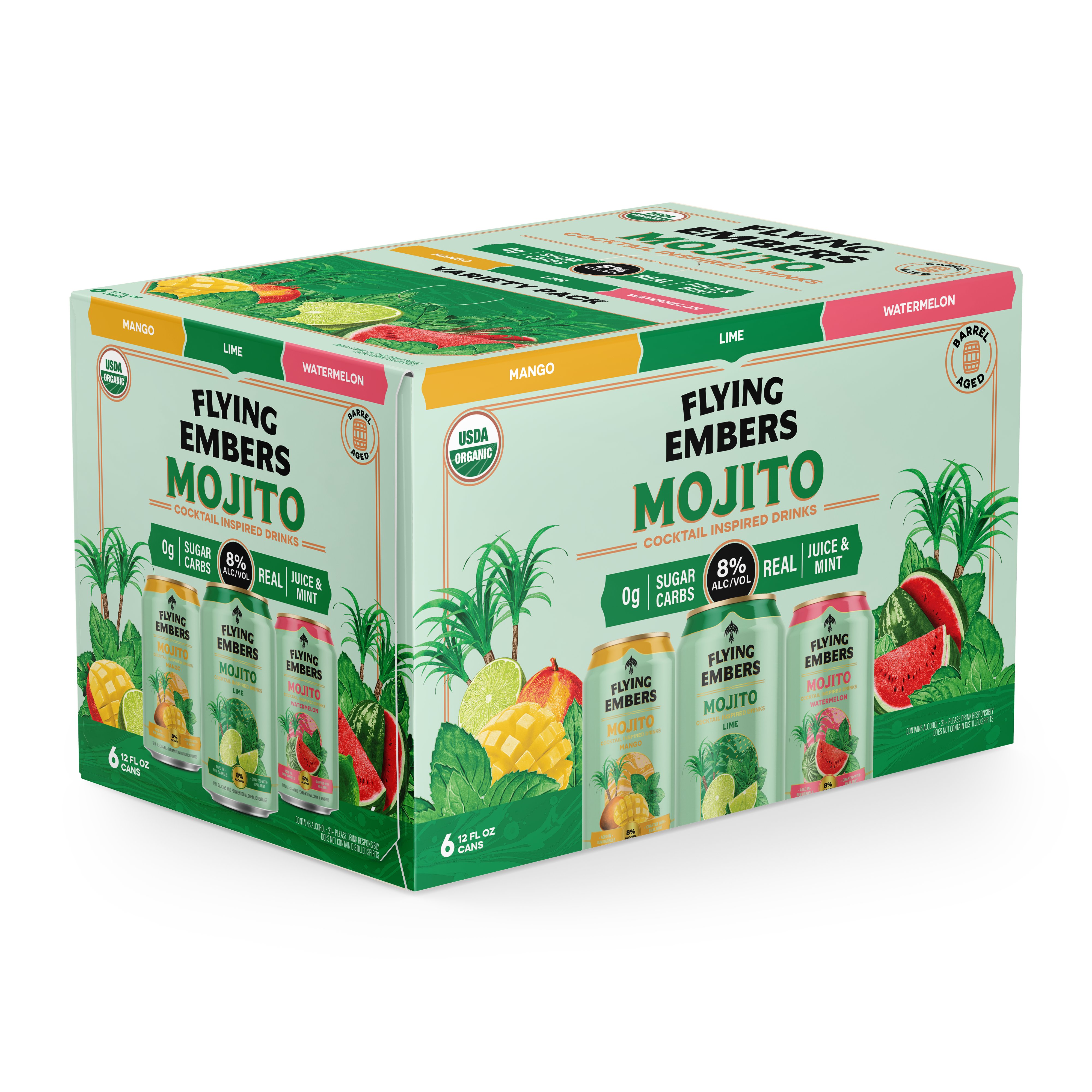 Flying Embers Mojito Variety Pack 12 oz cans Shop Malt beverages