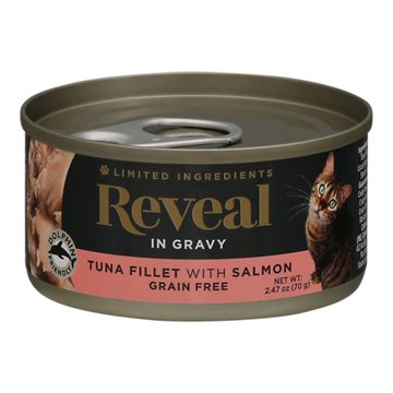 Reveal Tuna Fillet With Salmon Recipe Grain Free Wet Cat Food