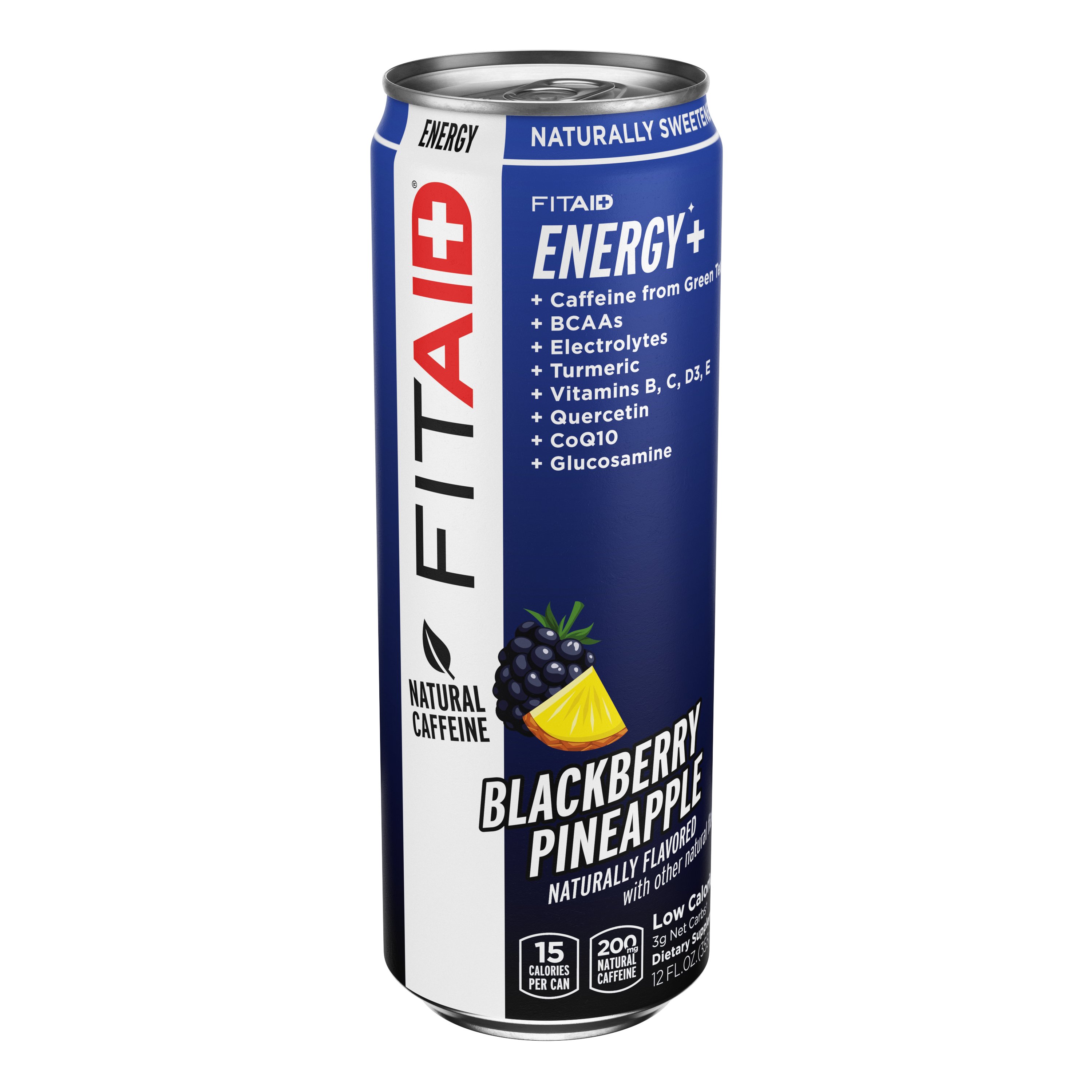 LIFEAID FITAID Energy+ Recovery Supplement Beverage Blackberry