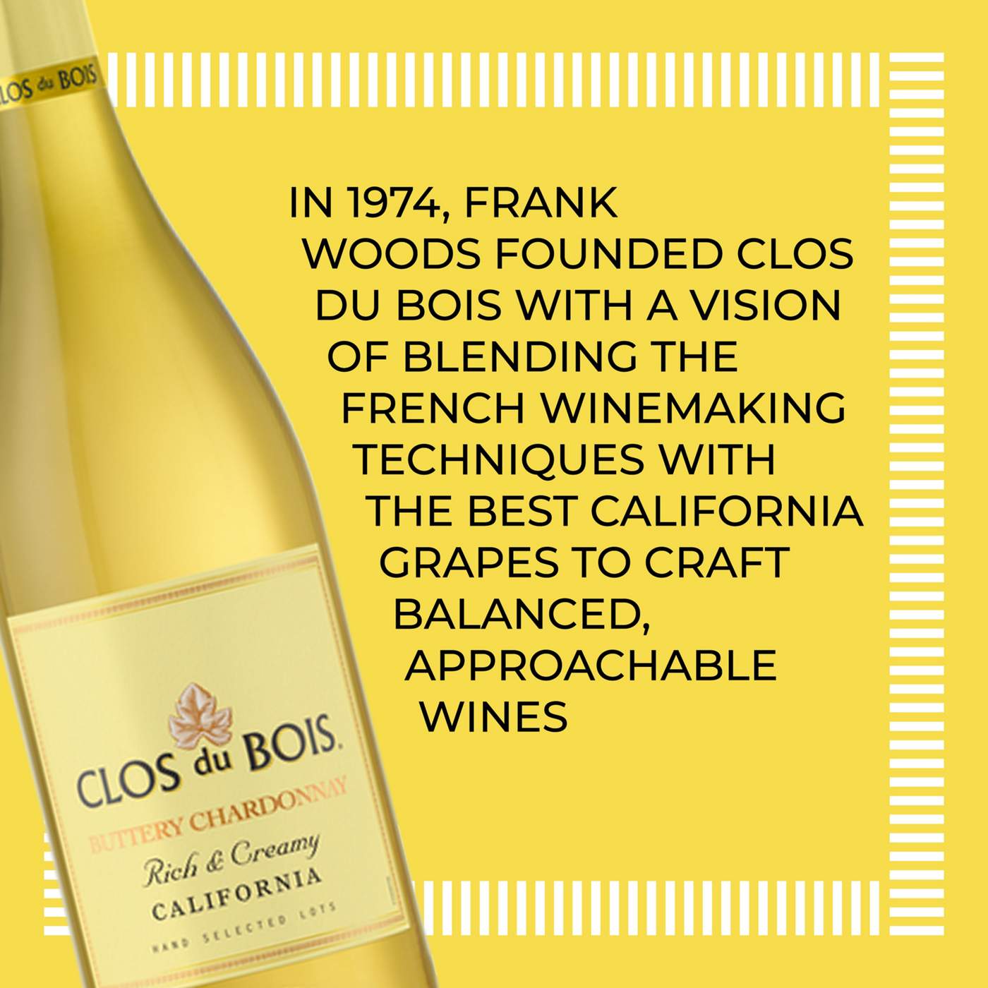 Clos Du Bois Buttery Chardonnay; image 2 of 9