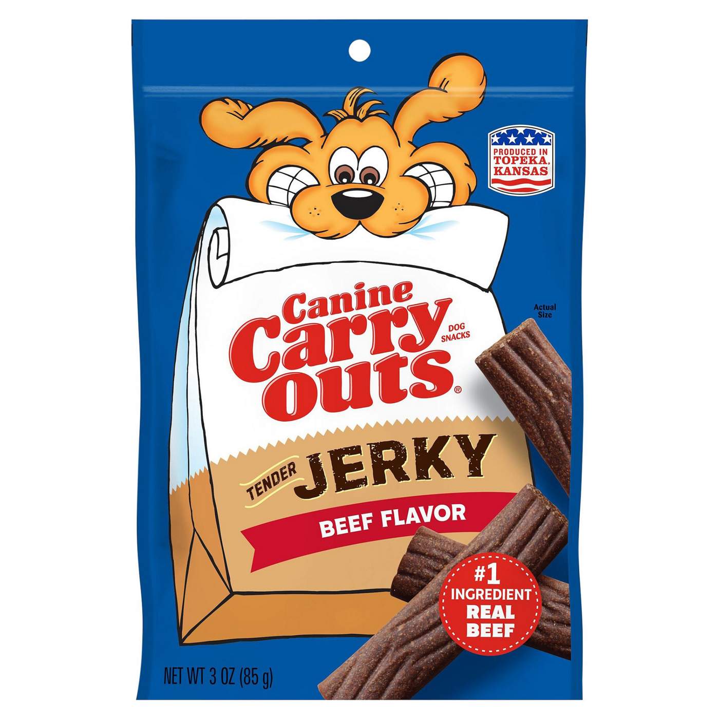 Canine Carry Outs Tender Jerky Beef Flavor Dog Treats; image 1 of 2