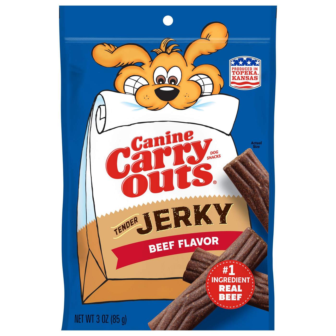 Canine Carry Outs Tender Jerky Beef Flavor Dog Treats; image 1 of 2