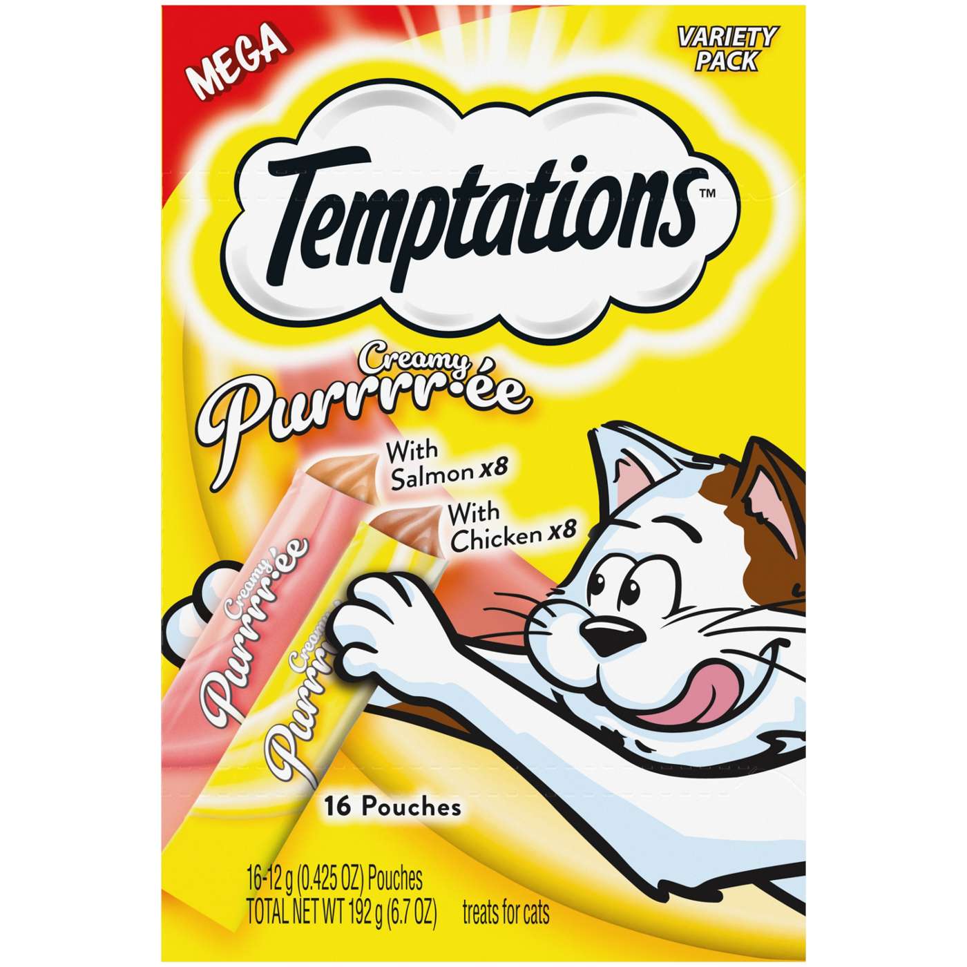 Temptations Creamy Purree Cat Treats Variety Pack; image 1 of 5