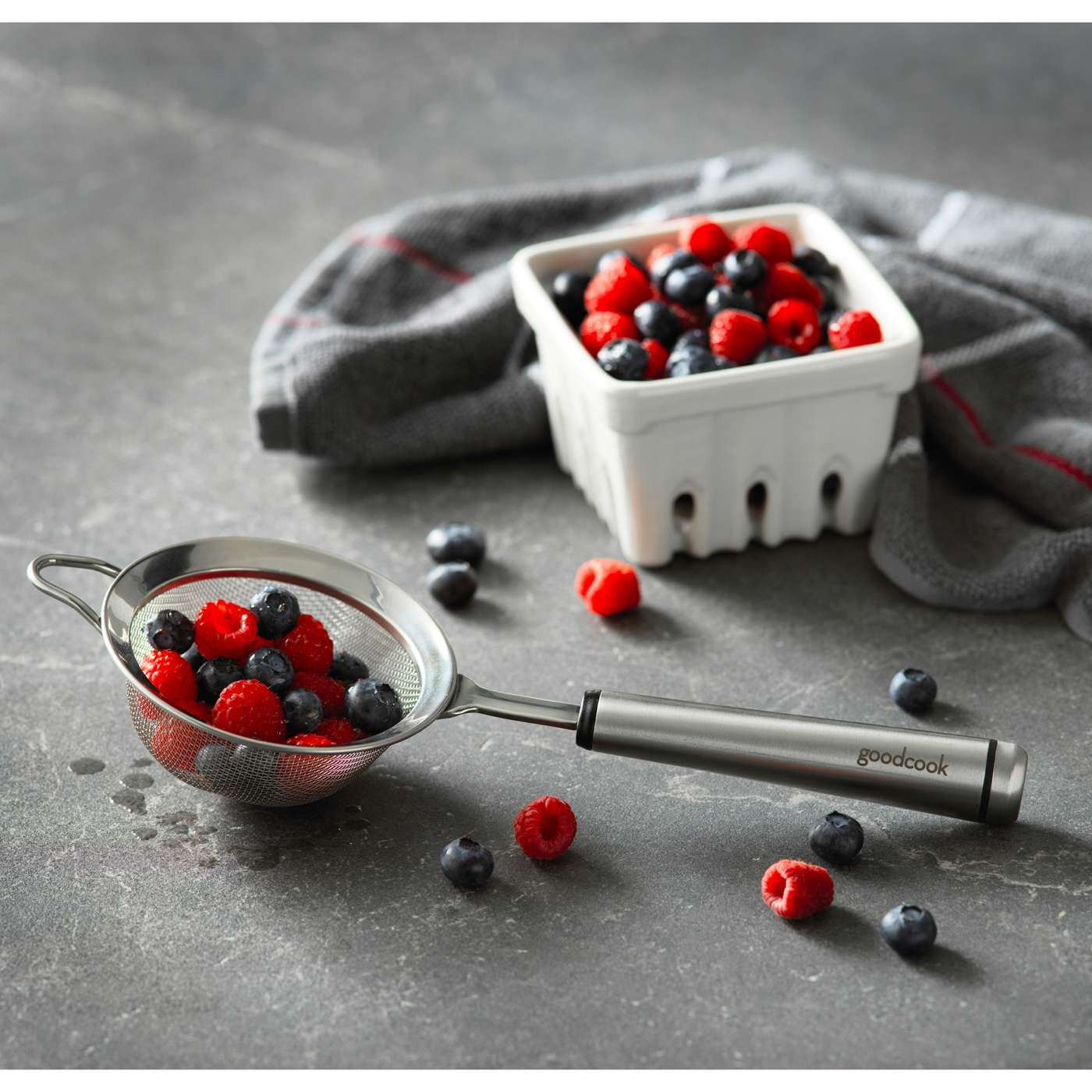 GoodCook Gourmet Stainless Steel Mesh Strainer Shop Utensils