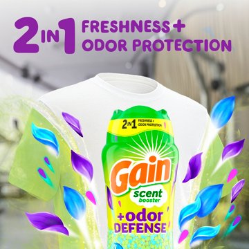 Gain Odor Defense In-wash Scent Booster Beads, Super Fresh Blast Scent, 21.1 oz
