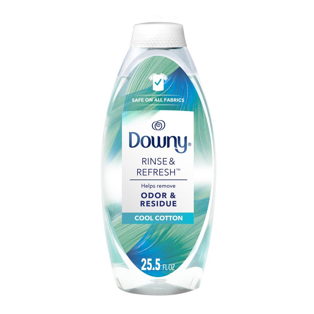 Downy HE Compatible Cool Cotton Rinse & Refresh Liquid Laundry Odor Remover  and Fabric Softener, 25.5 fl oz - Kroger