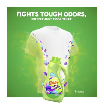 Gain Odor Defense Liquid Fabric Softener, Super Fresh Blast Scent