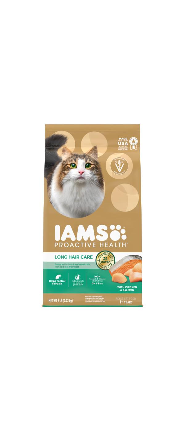 IAMS ProActive Health Long Hair Care Adult Dry Cat Food; image 1 of 5