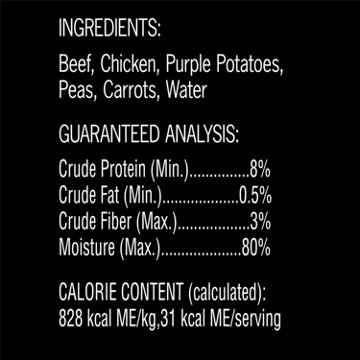 Cesar Simply Crafted Adult Wet Dog Food Meal Topper - Beef Chicken Purple Potatoes Peas & Carrots