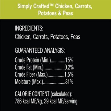 Cesar Simply Crafted Adult Wet Dog Food Meal Topper - Chicken Carrots Potatoes & Peas and Beef Chicken Purple Potatoes Green Beans & Red Rice