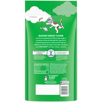 Temptations Classic Crunchy and Soft Cat Treats - Seafood Medley Flavor, 48 oz