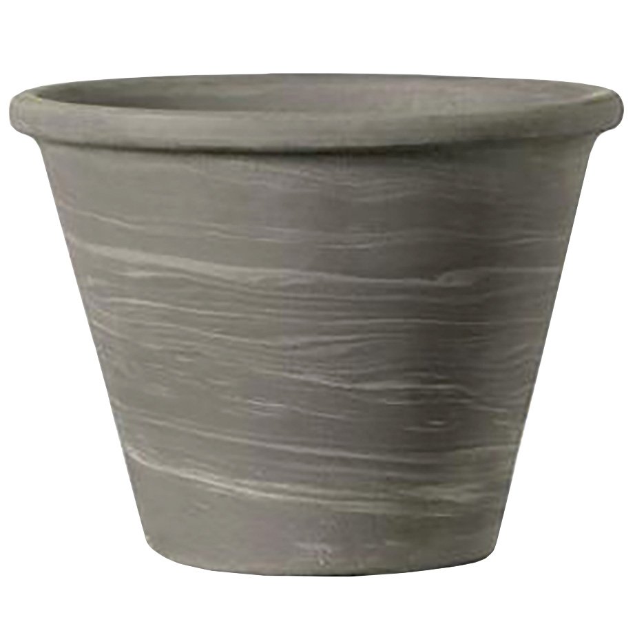 Deroma Vasum Duo Clay Planter - Graphite - Shop Pots & Planters At H-E-B