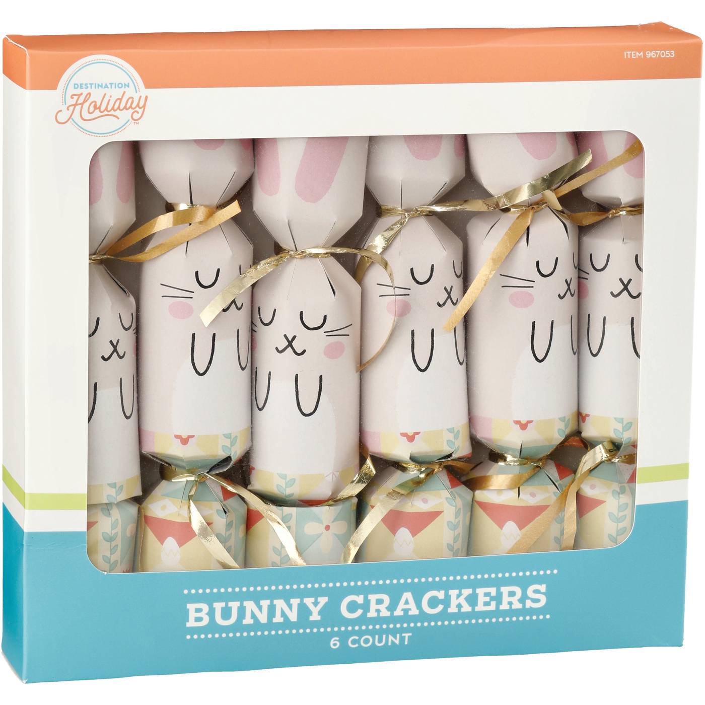 Destination Holiday Happy Easter Bunny Crackers - Shop Seasonal decor ...