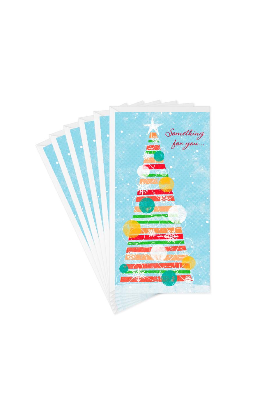 Hallmark Christmas Tree Holiday Money/Gift Card Holders with Envelopes