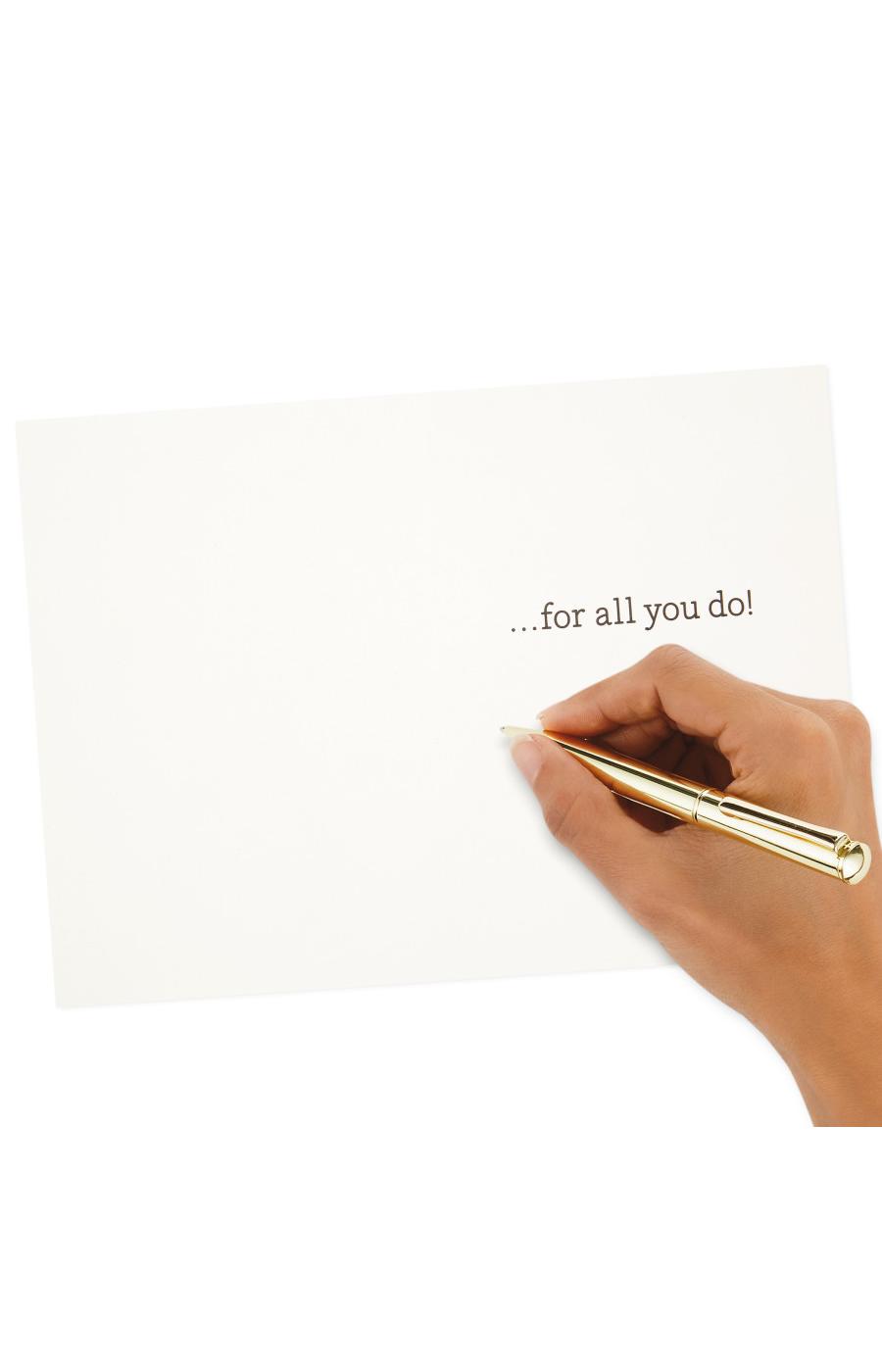 Hallmark Pack of Christmas Thank You Cards, Merry Thanks (1 Cards with