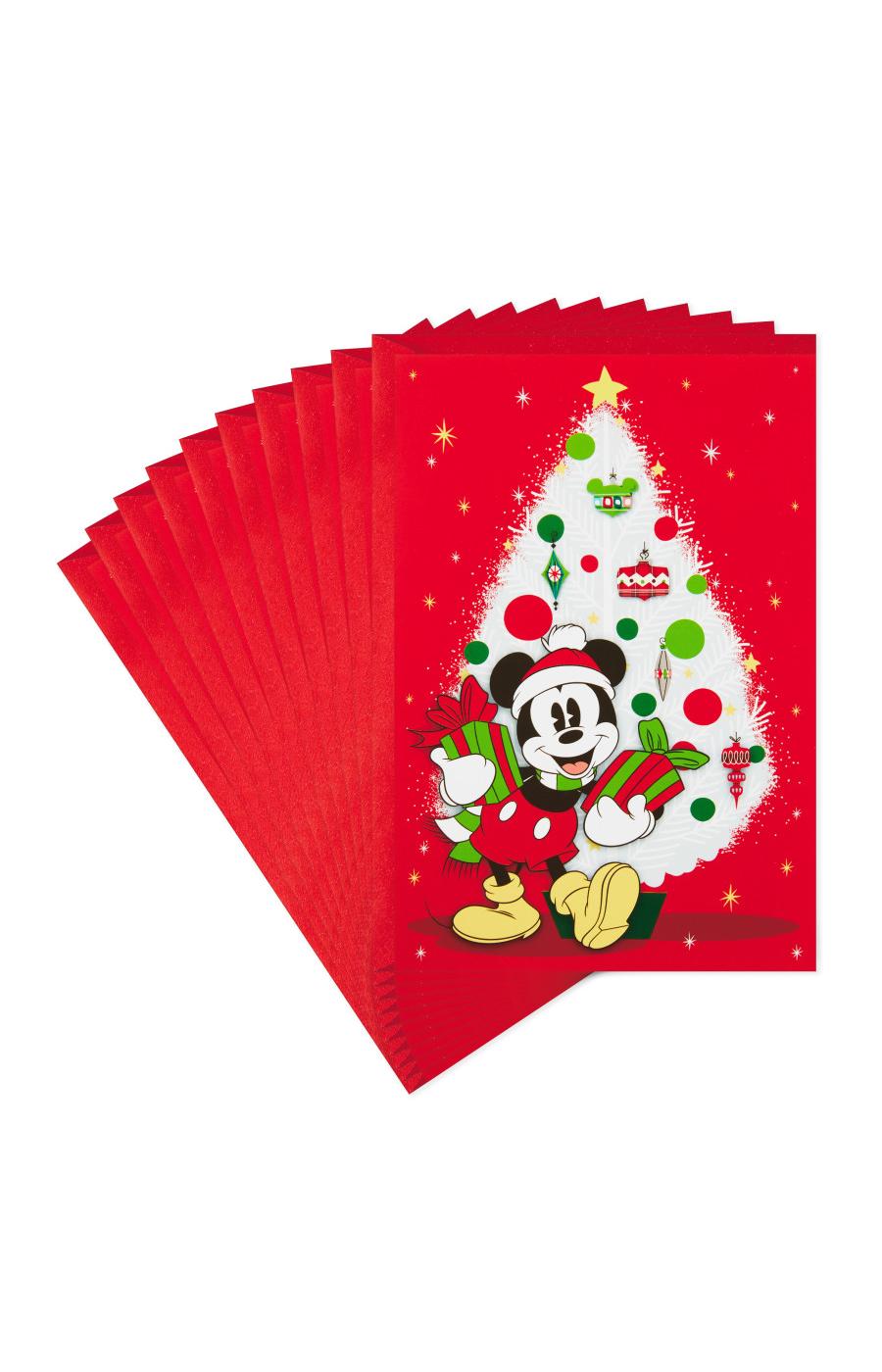Hallmark Disney Jolly Joyful Mickey Mouse Christmas Cards - #69; image 1 of 6