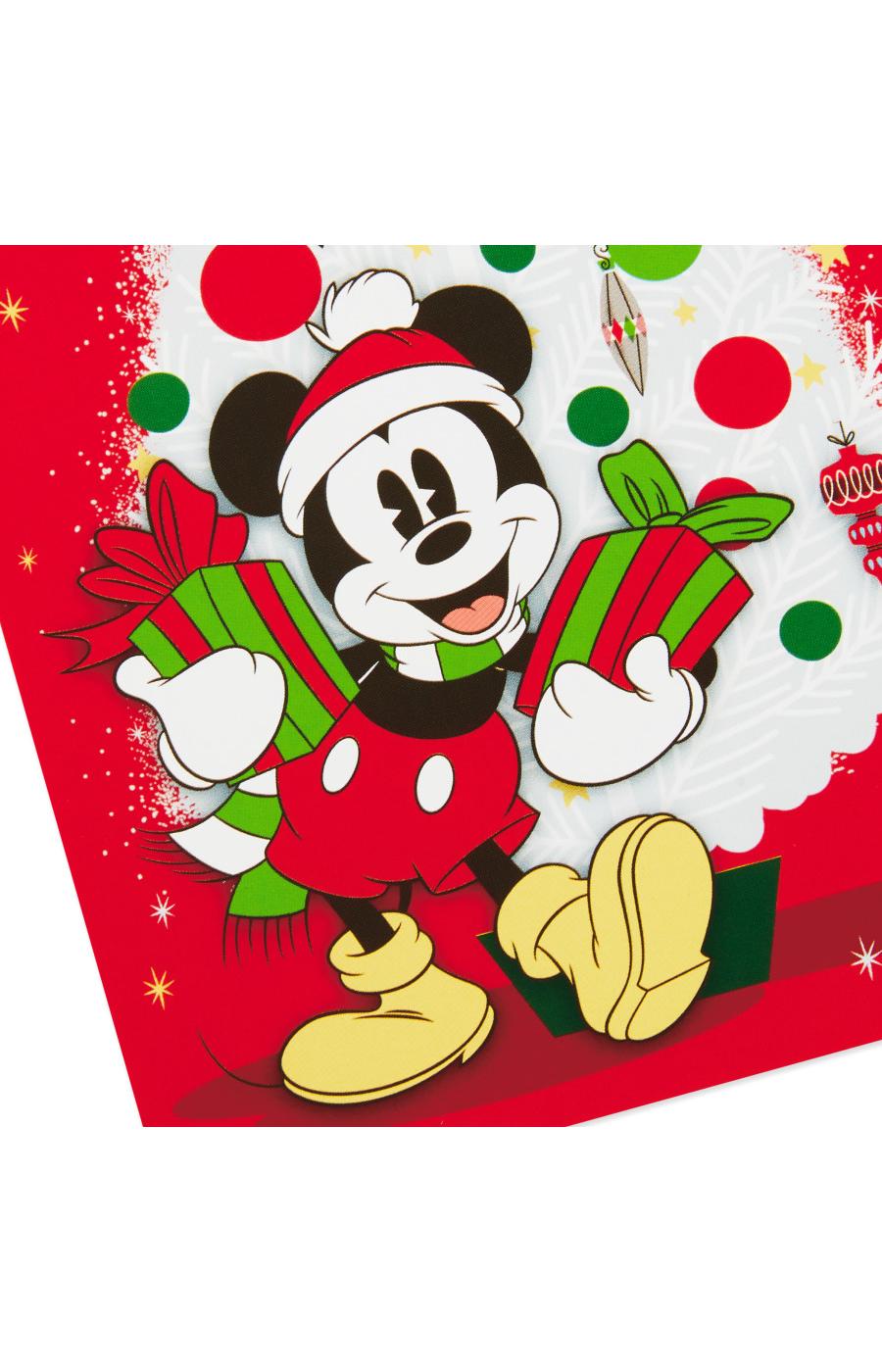 Hallmark Disney Jolly Joyful Mickey Mouse Christmas Cards - #69; image 2 of 6