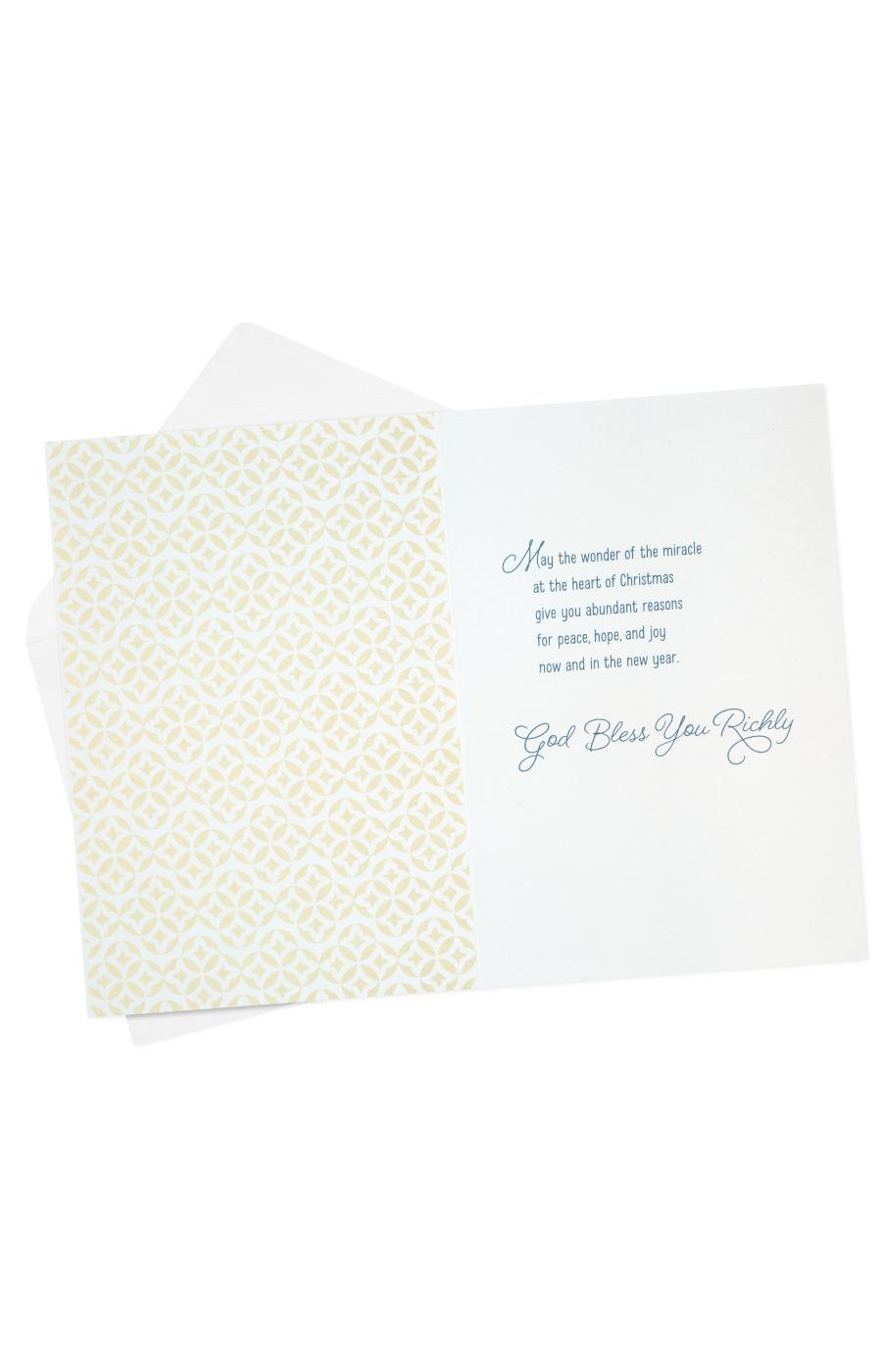 Hallmark DaySpring Good Tidings of Great Joy Christmas Card - S22; image 4 of 6