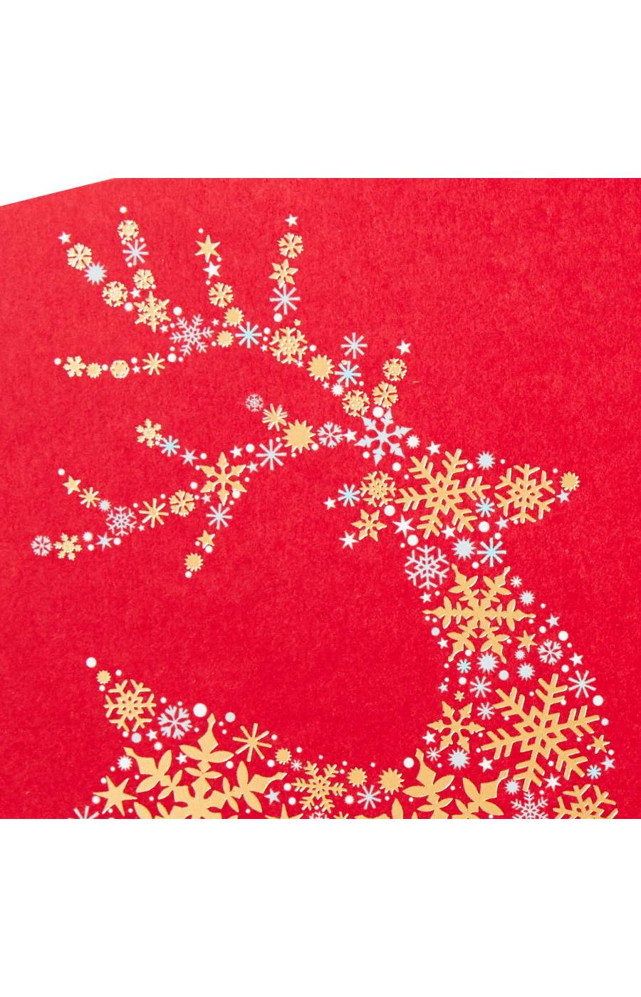 Hallmark Snowflake Reindeer Christmas Cards with Envelopes - #72; image 6 of 6