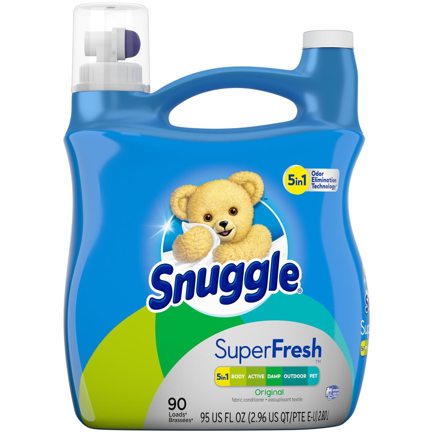 Snuggle Super Fresh Original Liquid Fabric Softener 90 Loads; image 1 of 2