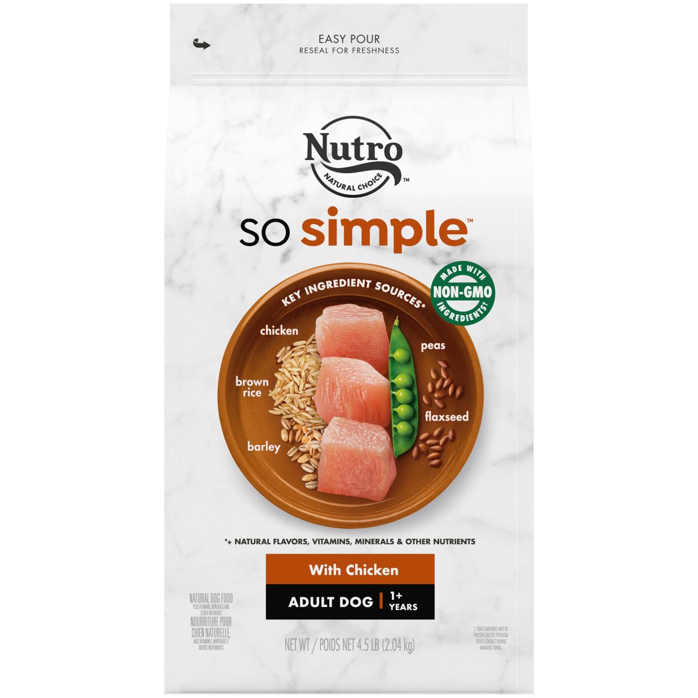 Nutro naturals dog food sale