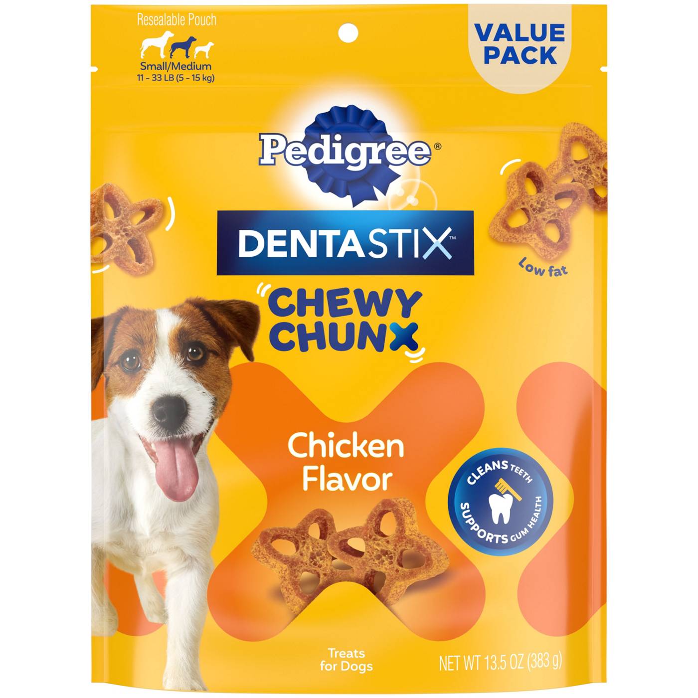 Pedigree Dentastix Chewy Chunx Chicken Flavor Small Dog Treats Shop Dental treats at H E B