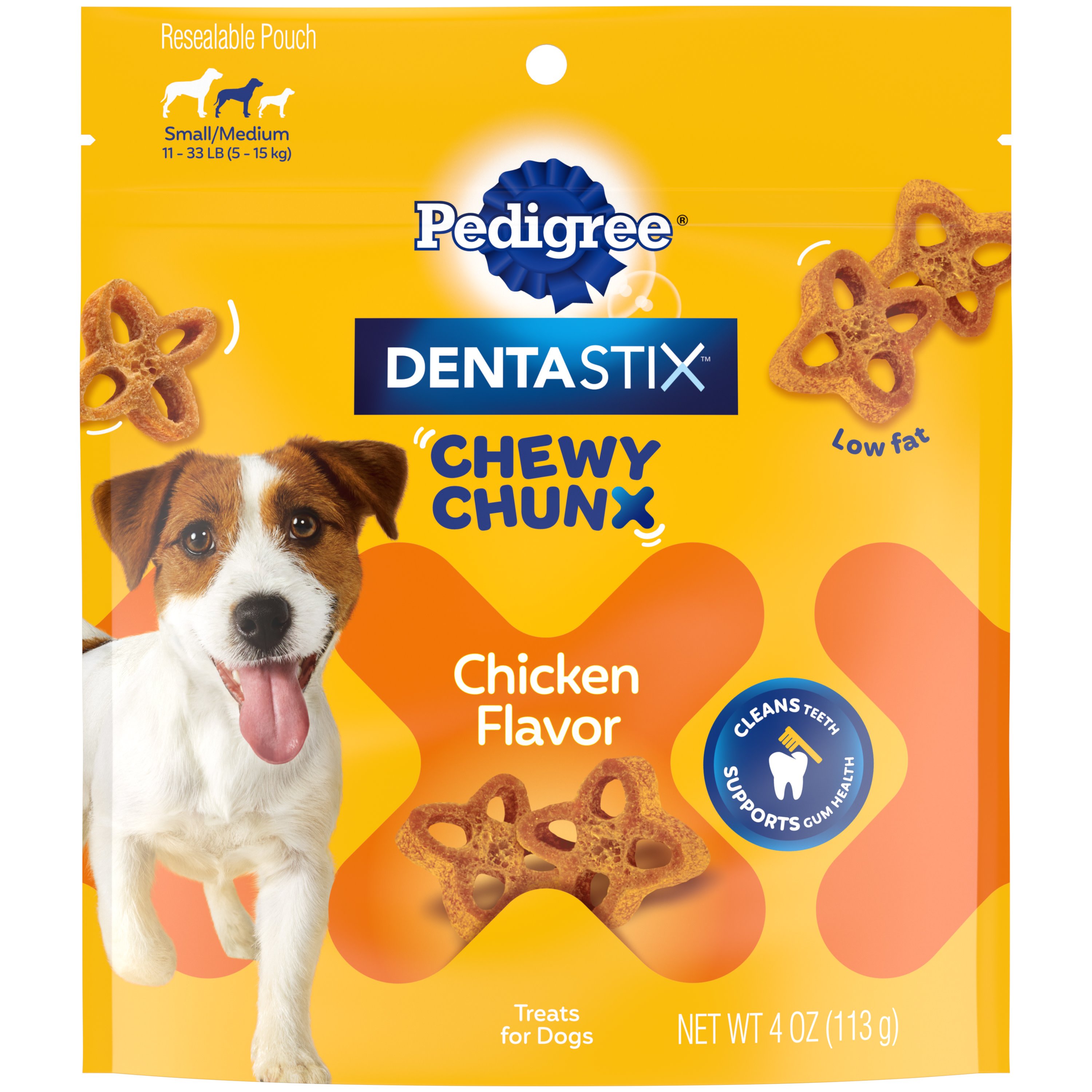 Pedigree Dentastix Chewy Chunx Chicken Flavor Small Dog Treats Shop