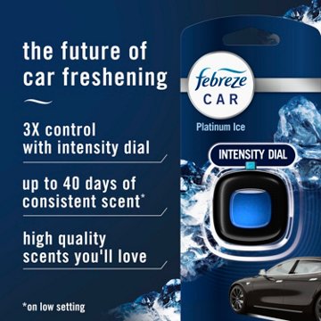Febreze Car Platinum Ice Air Freshener Vent Clips