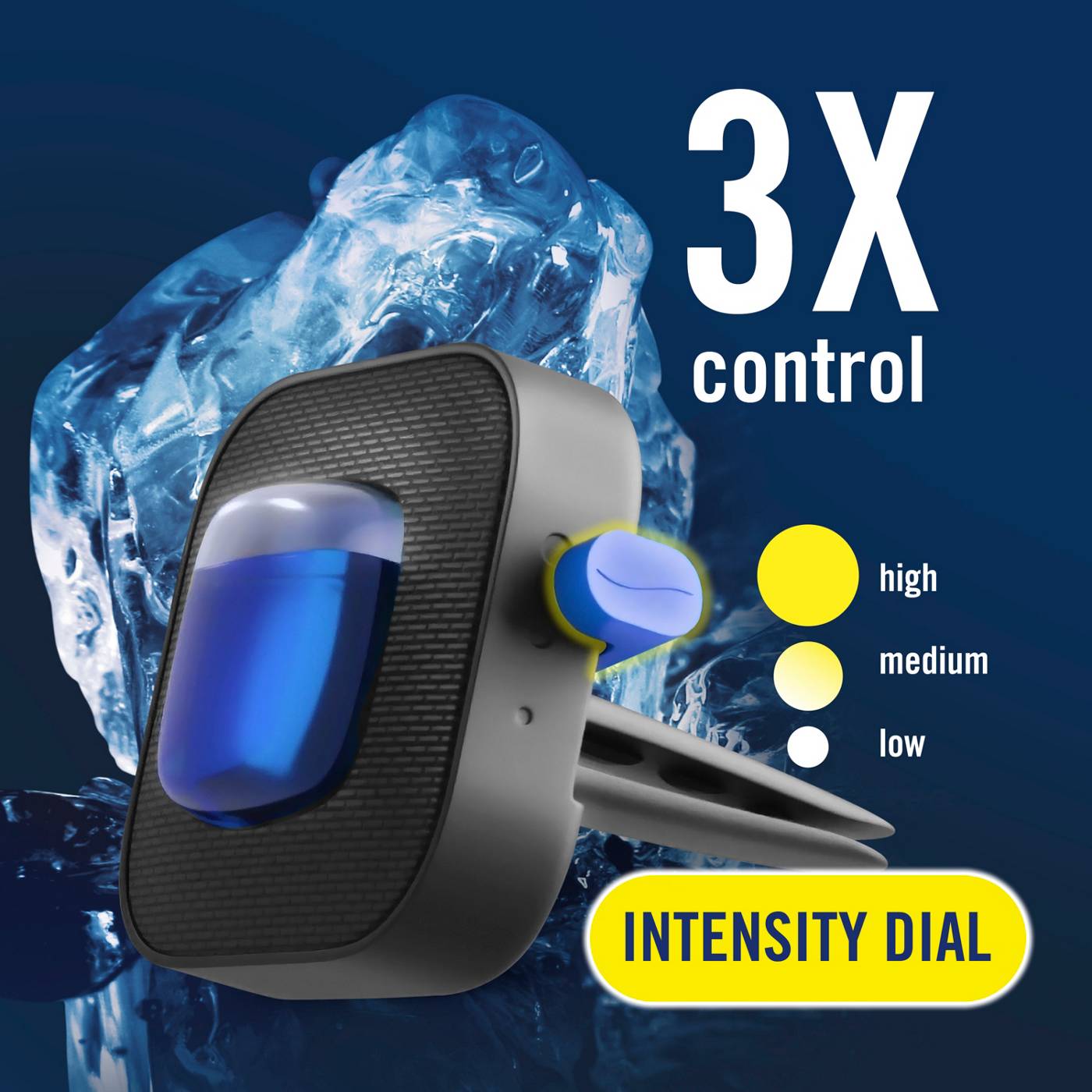 Febreze Car Platinum Ice Air Freshener Vent Clips Shop Air Fresheners