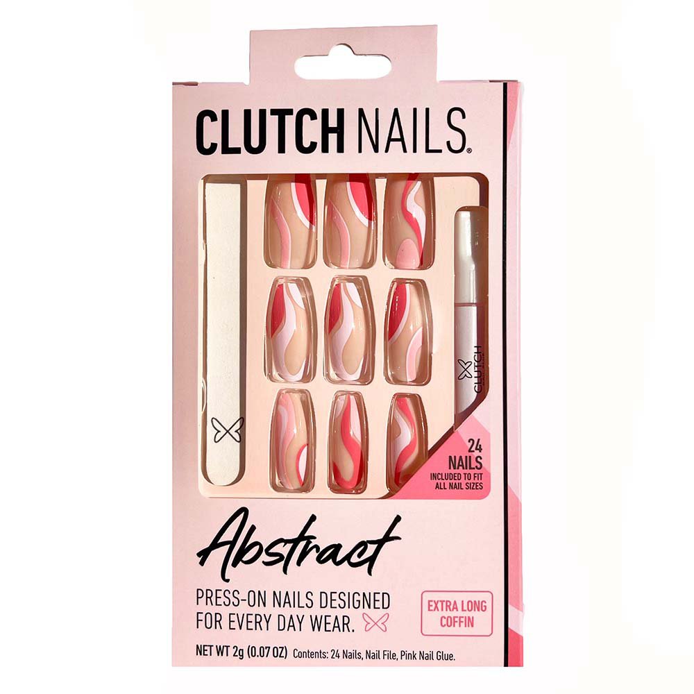 Clutch Nails Press On Nails Abstract - Shop Nail Sets at H-E-B