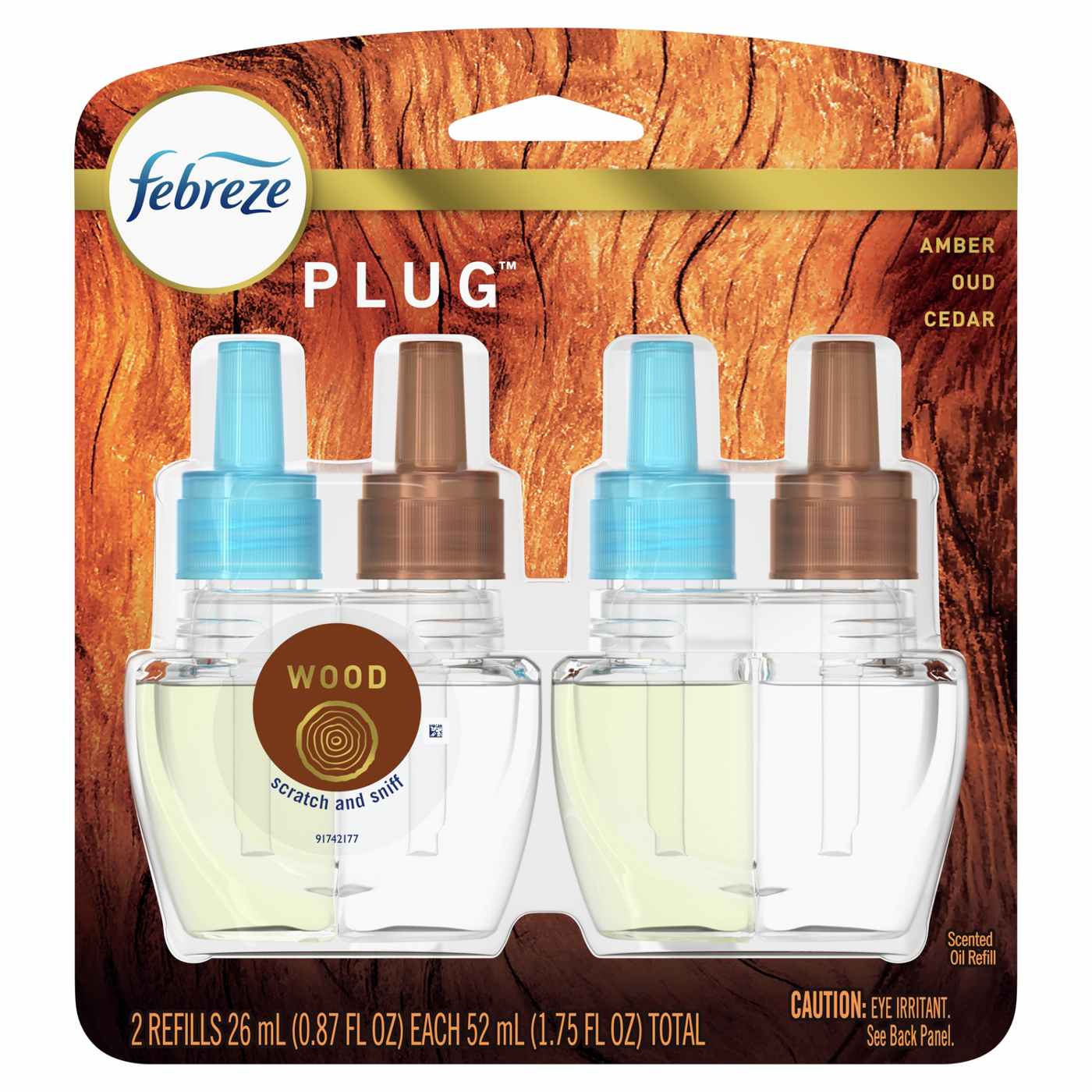 Febreze Plug Wood Scented Oil Refills; image 1 of 10