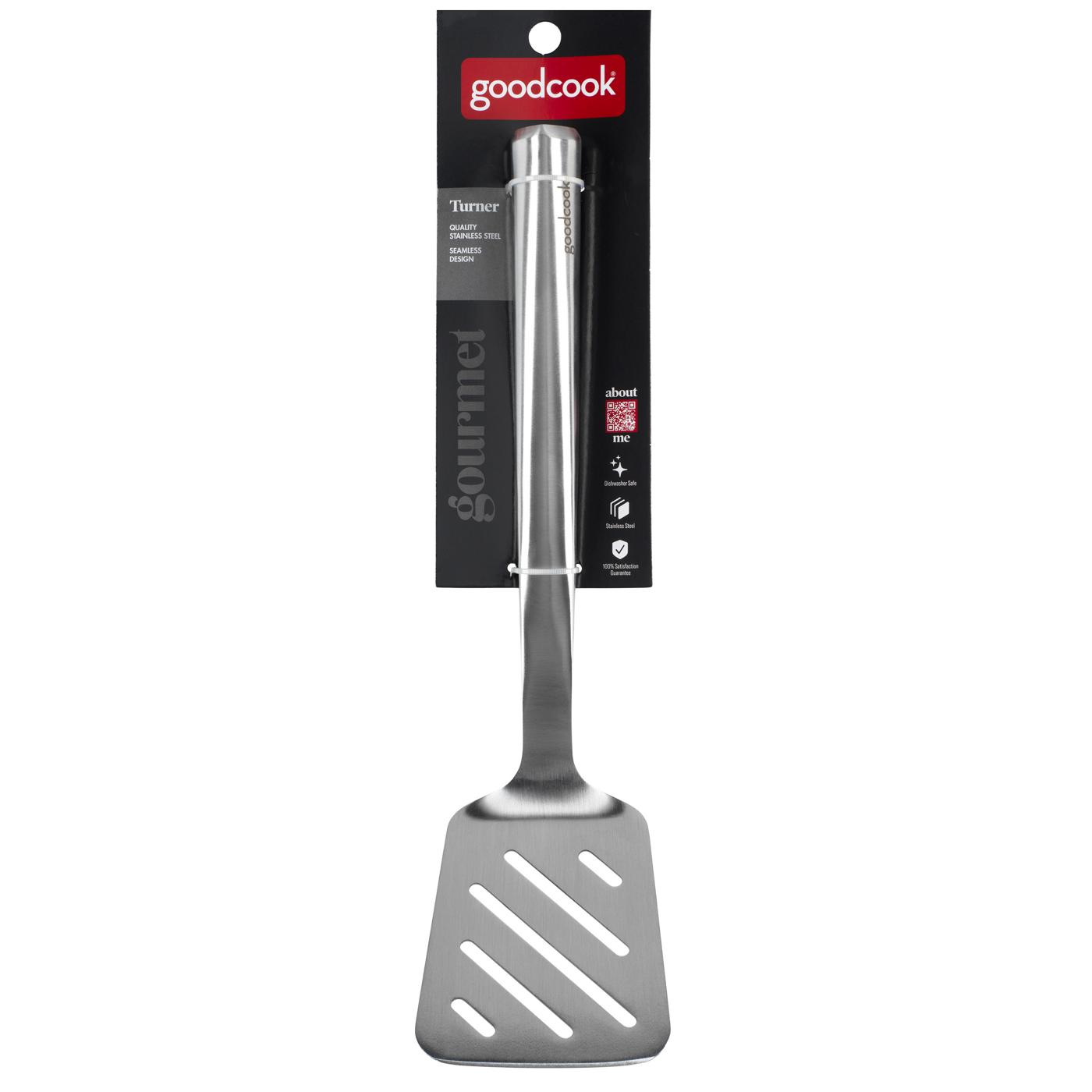 GoodCook Gourmet Stainless Steel Slotted Turner; image 1 of 2
