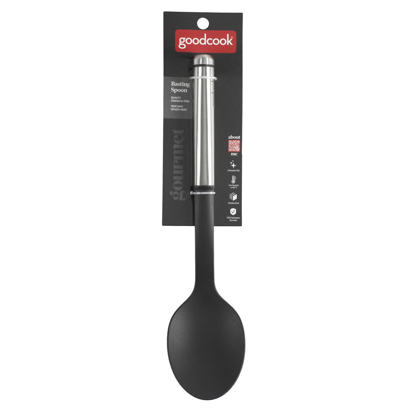 GoodCook Gourmet Stainless Steel Nylon Basting Spoon; image 1 of 2