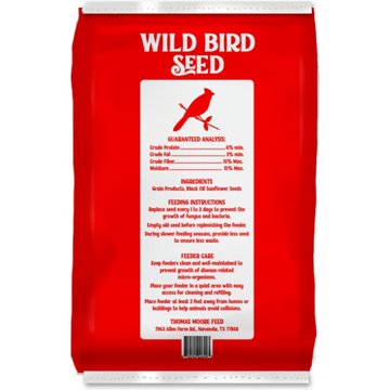 Thomas Moore Feed Wild Bird Seed, 20 lb