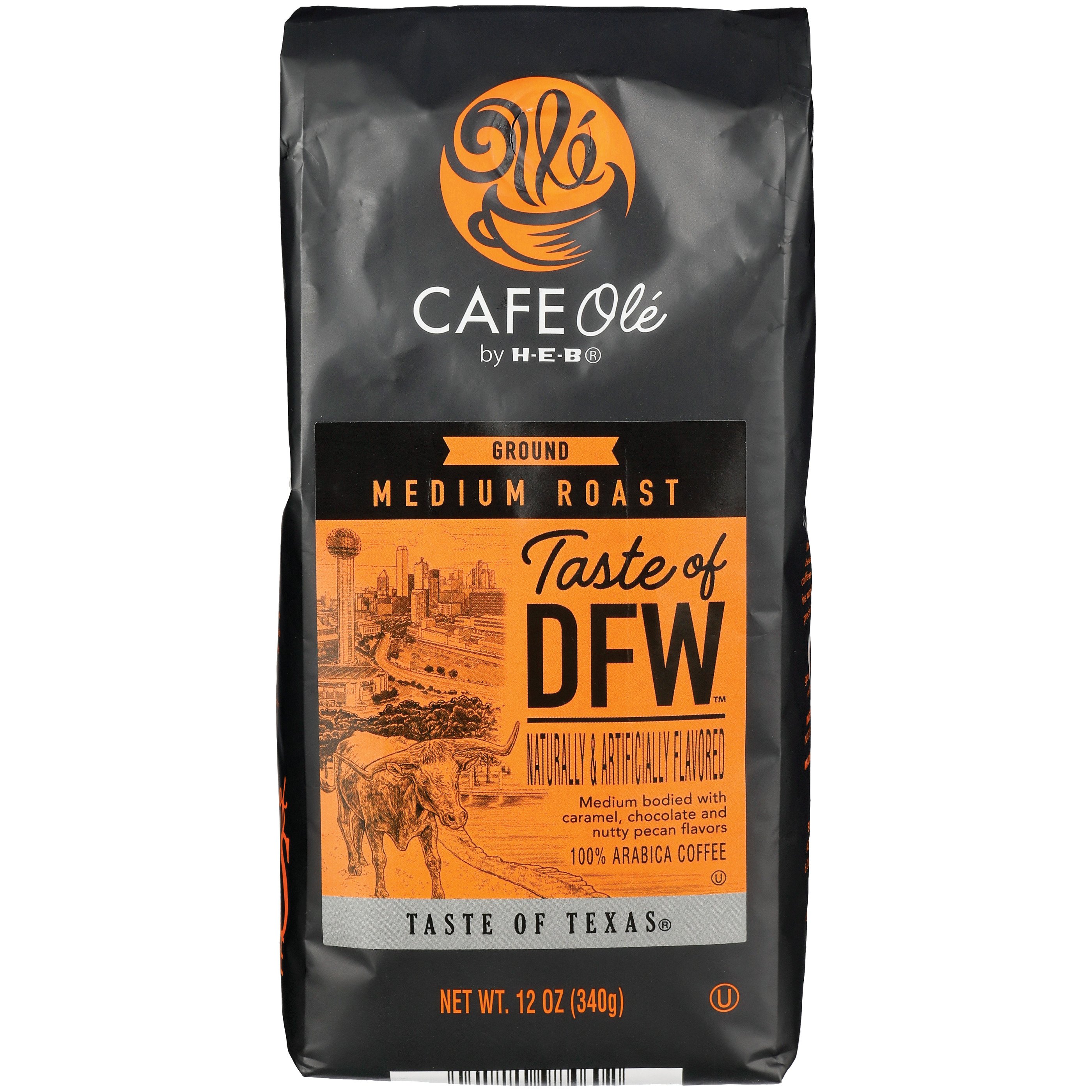 Cafe Ole By H-E-B Taste Of DFW Medium Roast Ground Coffee - Shop Coffee ...