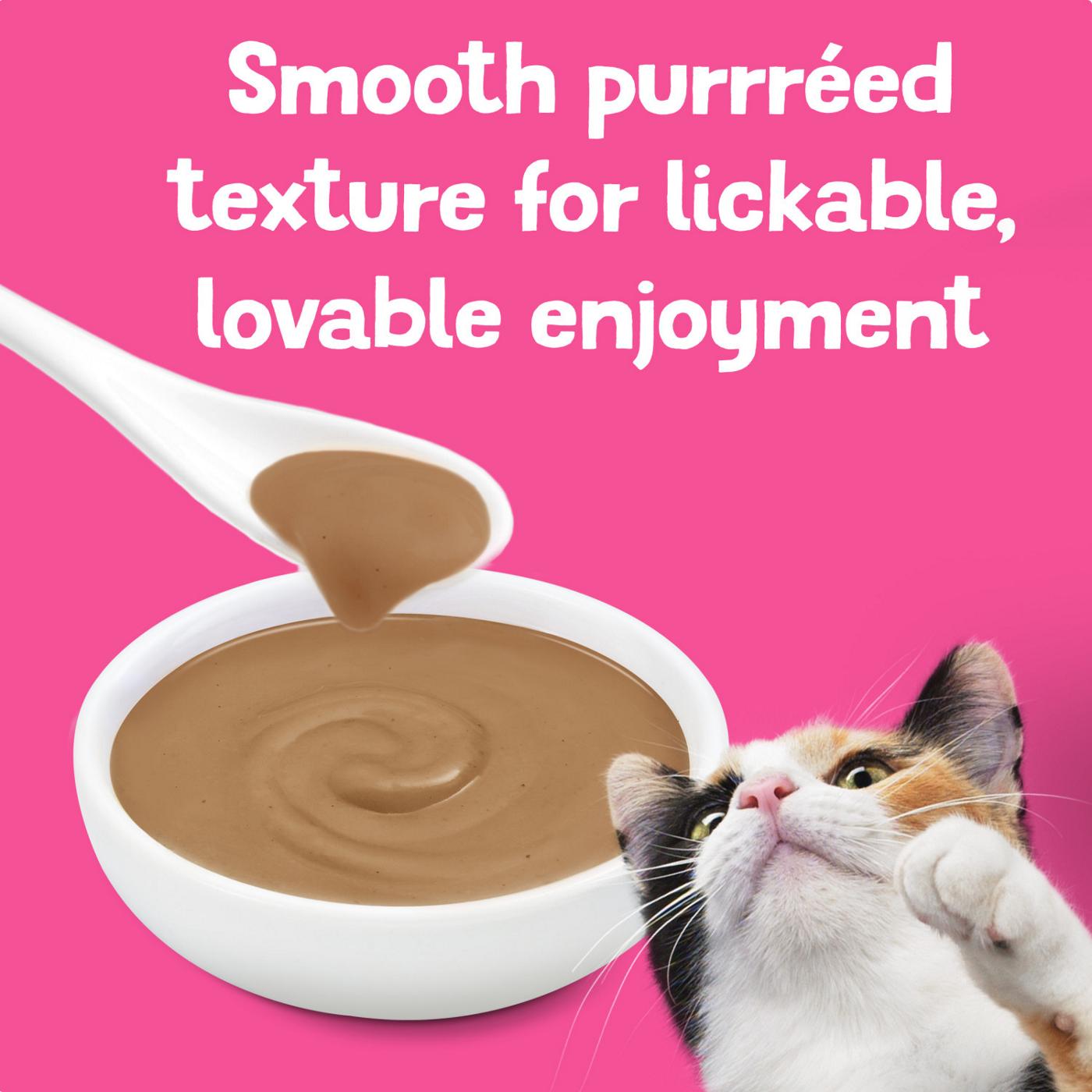 Friskies Purina Friskies Pureed Cat Food Topper, Lil’ Shakes With Scrumptious Salmon Lickable Cat Treats; image 5 of 8