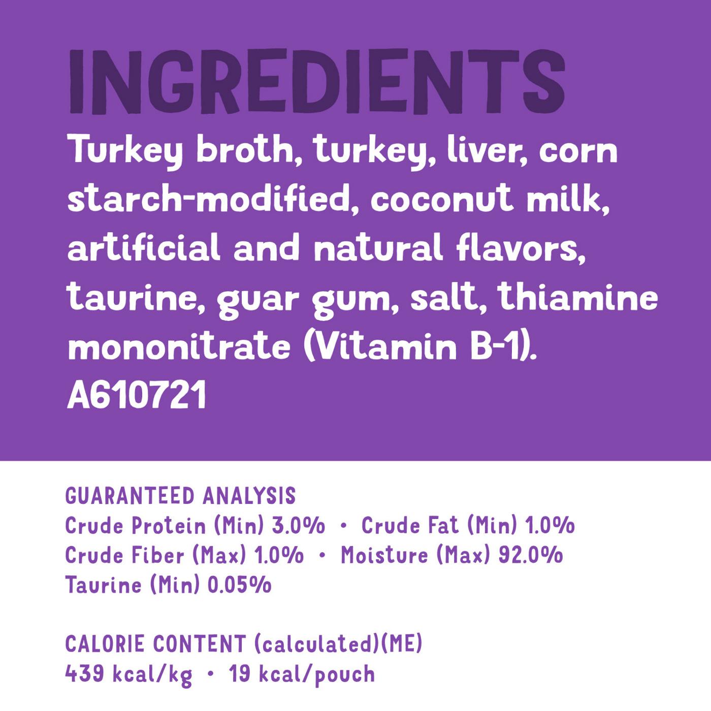 Friskies Purina Friskies Wet Pureed Cat Food Topper, Lil' Shakes With Flavorful Turkey Lickable