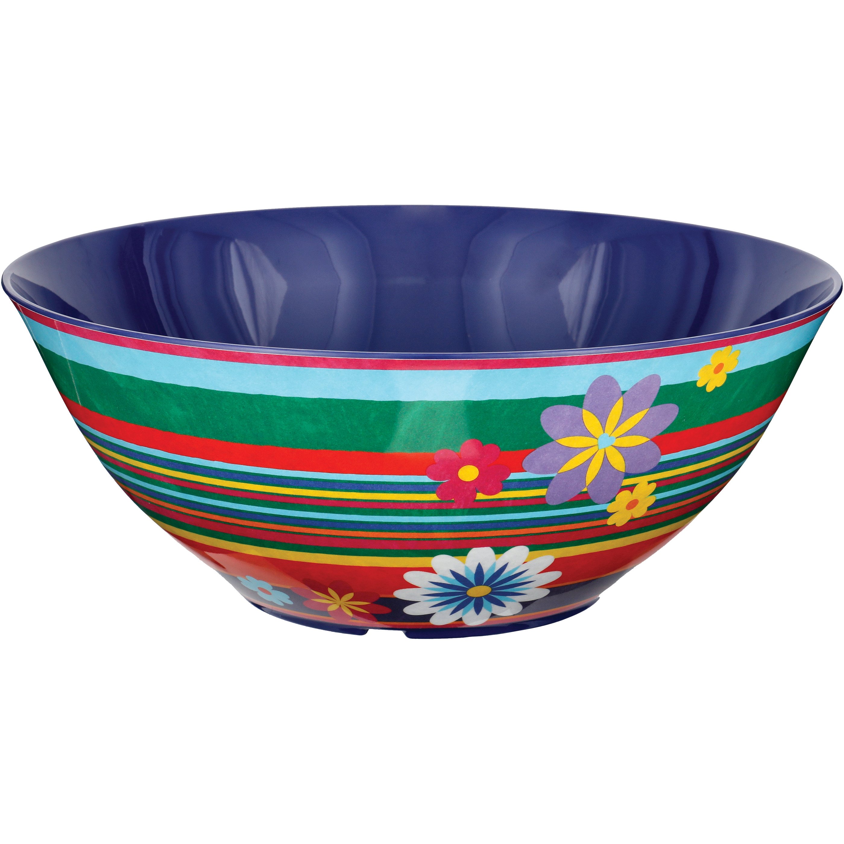 Destination Holiday Festive Florals Melamine Fiesta Dinner Bowl