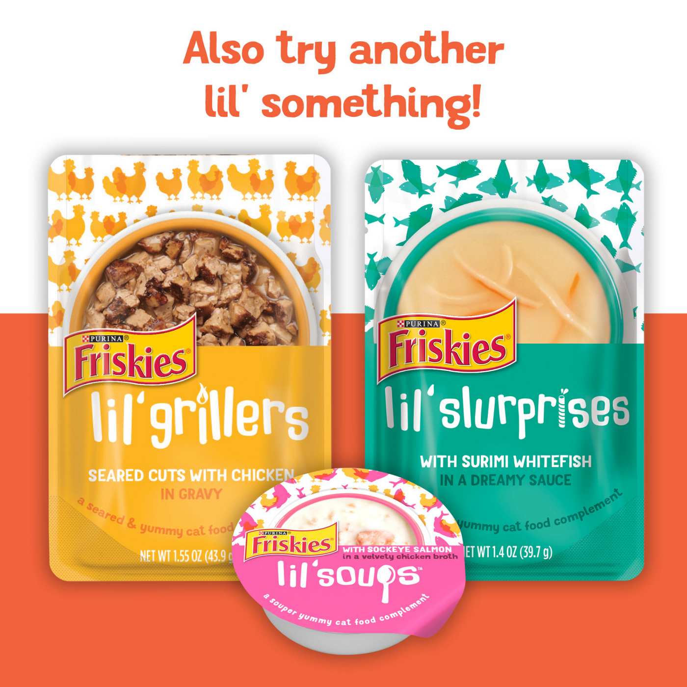 Friskies Purina Friskies Lil' Gravies Variety Pack With Chicken, Salmon, Turkey & Roast Beef Flavors Cat Food Complements Lickable Cat Treats; image 3 of 7