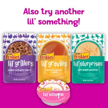Friskies Purina Pureed Cat Food Topper Lil’ Shakes - Tantalizing Tuna Lickable Cat Treats