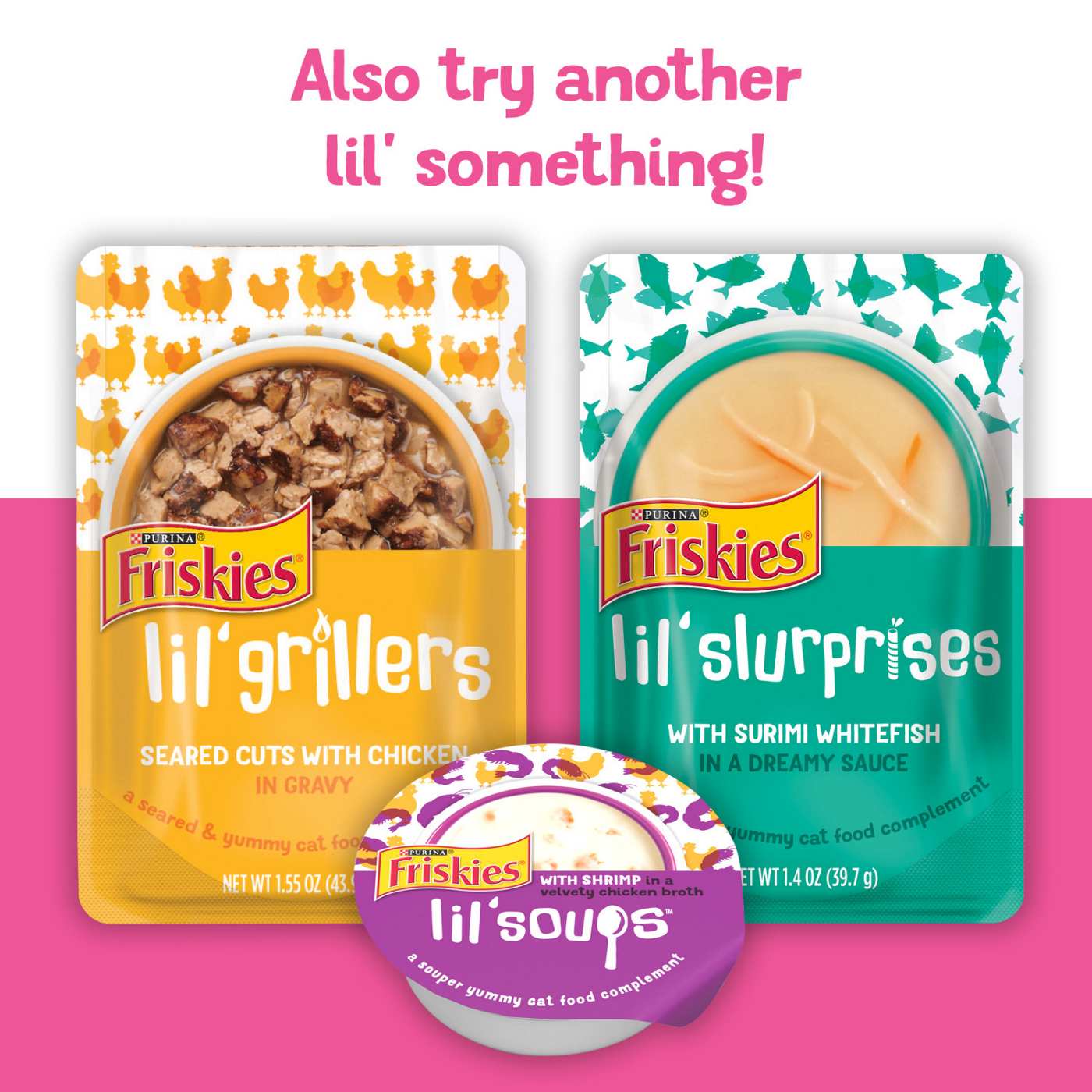 Friskies Purina Friskies Lil' Gravies Savory Salmon Flavor Cat Food