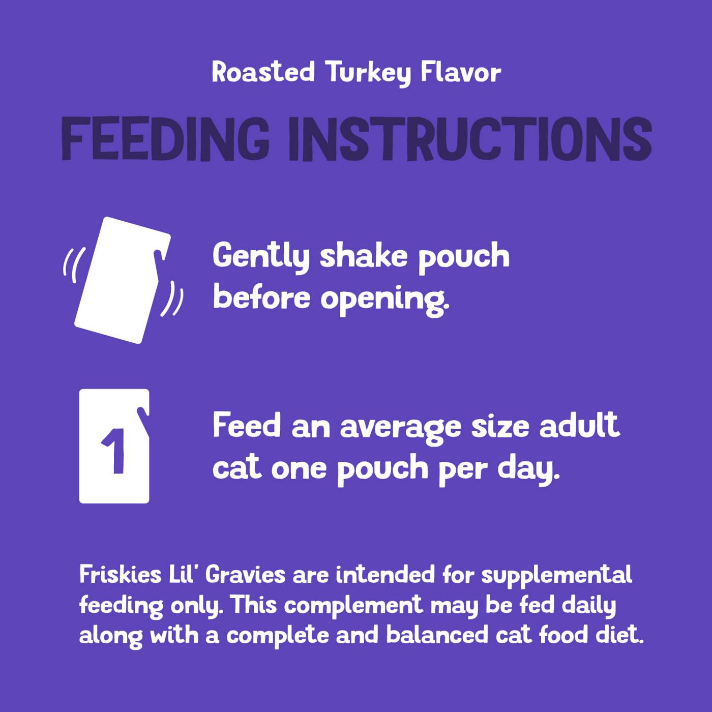 Friskies Purina Friskies Lil' Gravies Roasted Turkey Flavor Cat Food Lickable Cat Treats; image 3 of 7