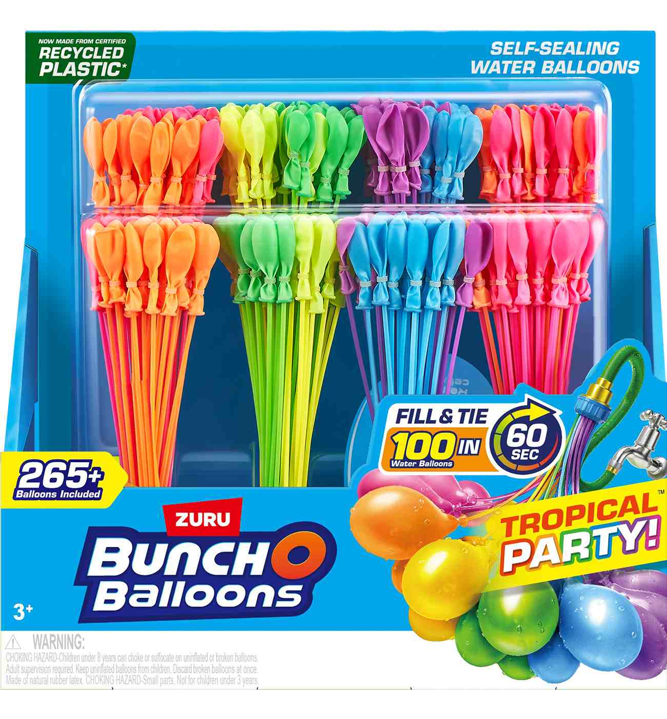 Zuru Bunch O Balloons Tropical Party Water Balloons; image 1 of 4