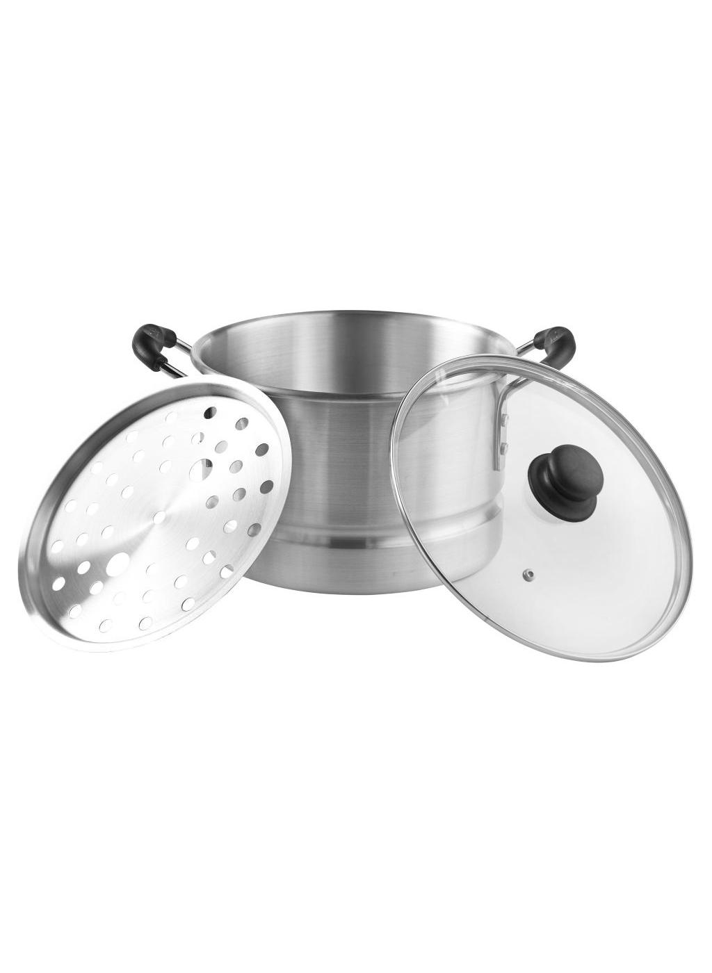 Cocinaware Blue Tamale Steamer with Glass Lid - Shop Stock Pots & Sauce  Pans at H-E-B
