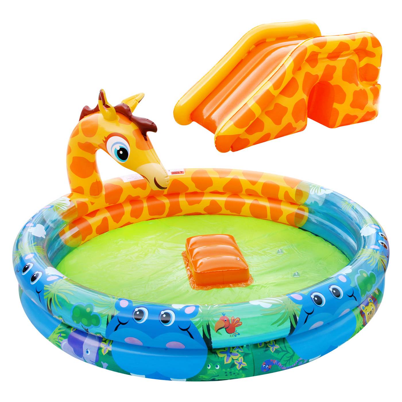 Banzai Spray 'N Splash Inflatable Giraffe Pool; image 2 of 5